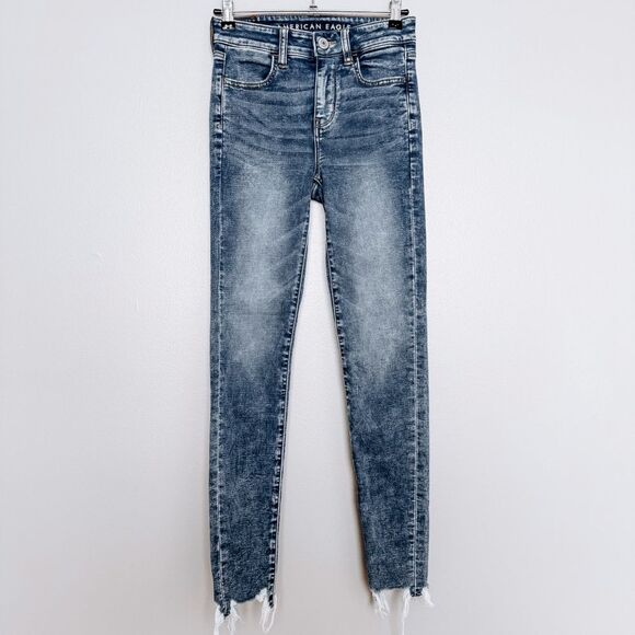 American Eagle Next Level Stretch High Rise Jegging Size 0 - Picture 2 of 9